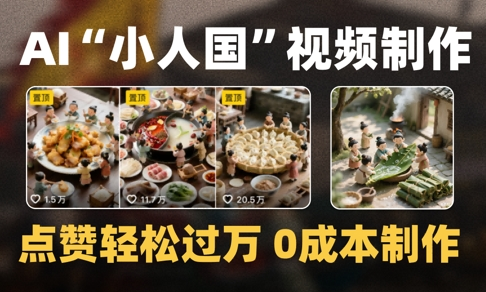 海螺如何拍出移轴摄影效果？微缩景观视频教程来了