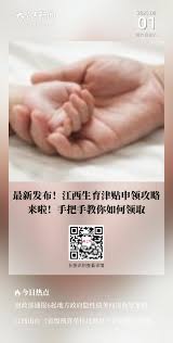 江西省育儿补贴领取方法