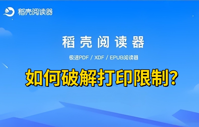 稻壳阅读器解除打印限制小白详细教学