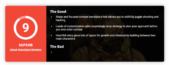 GS给《识质存在》打出9分高分：几乎挑不出毛病，通关后依然玩不腻