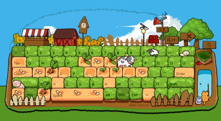 MilkwayStudio新作登陆PC平台，农场经营居然需要靠键盘打字