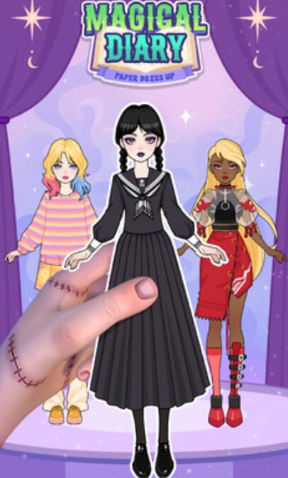 魔法日记纸上装扮截图1