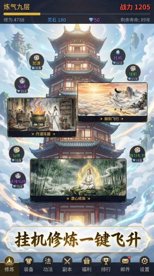 修仙BT：零氪封神截图1