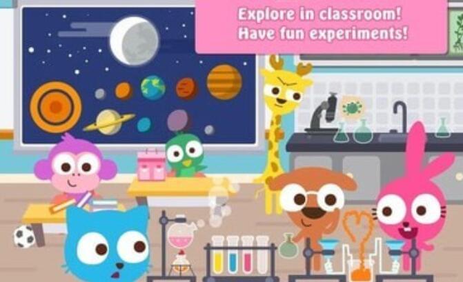 泡泡兔梦幻小镇学校截图3