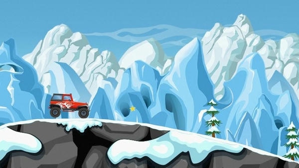 雪地越野手游(snow off road)截图1
