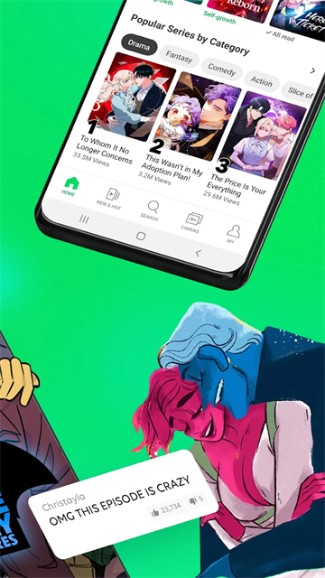 Webtoon漫画截图3