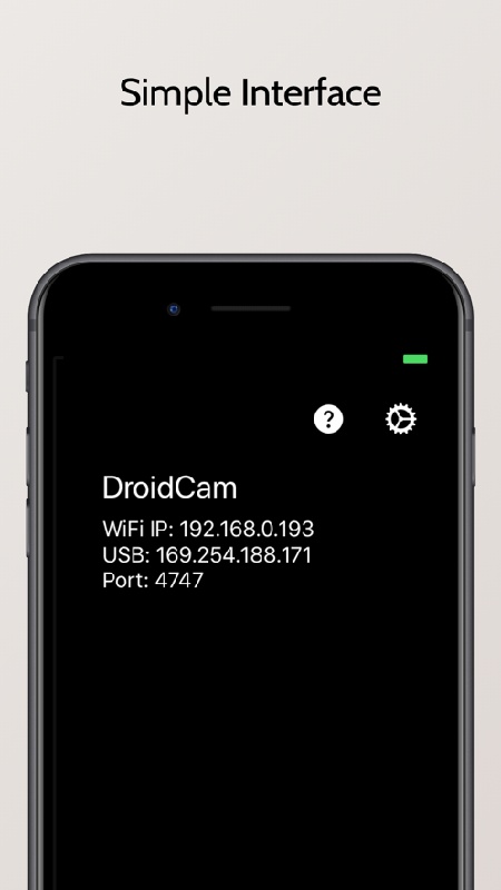 DroidCam手机端截图1