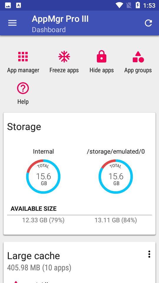 AppMgr Pro III(全面管理) 安卓最新版截图1