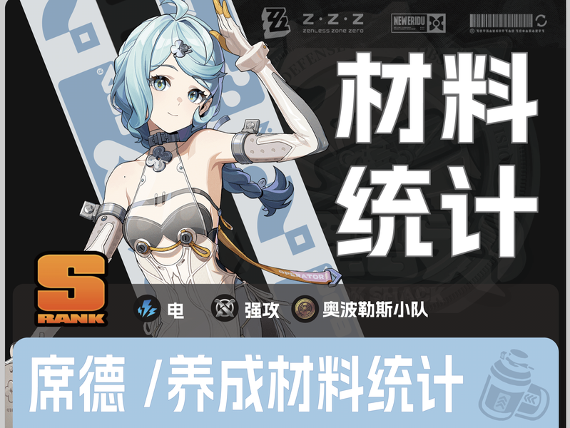 席德｜养成材料统计